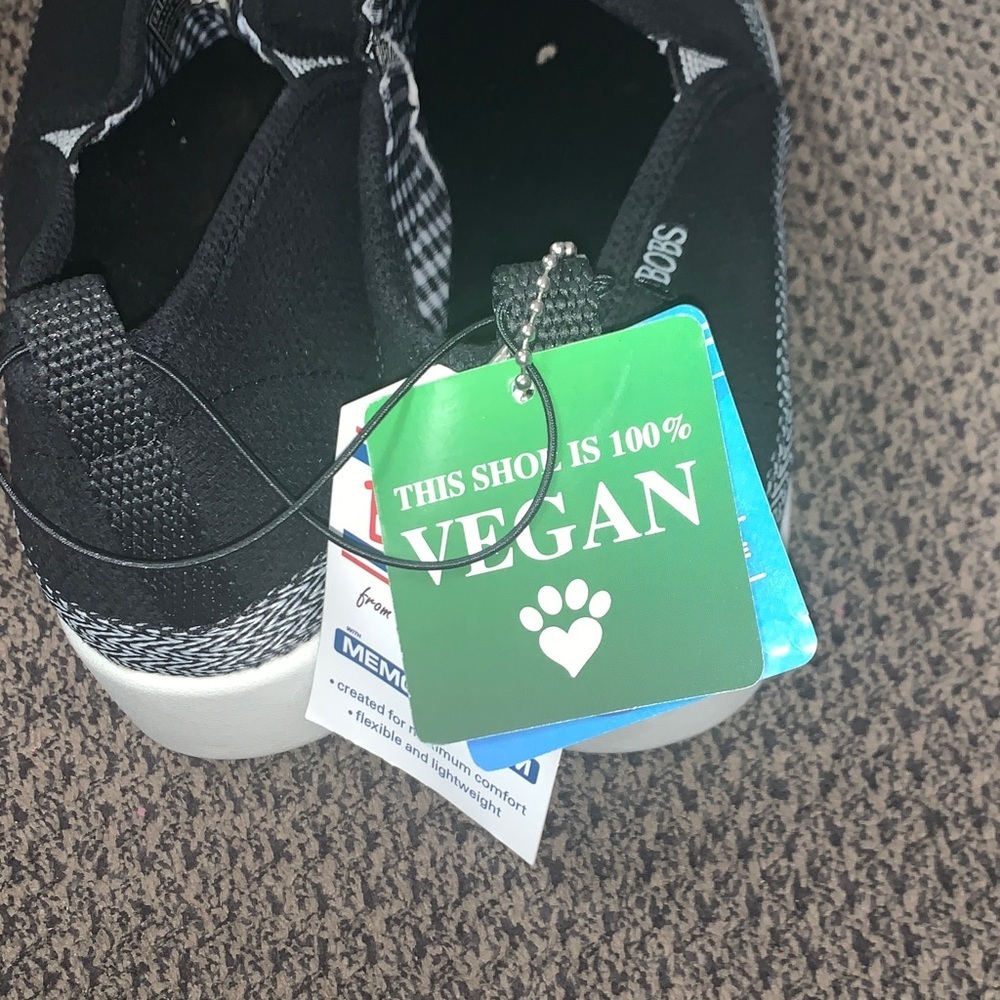 Skechers BOBS Black Slip-On Loafers - Picture 3 of 6
